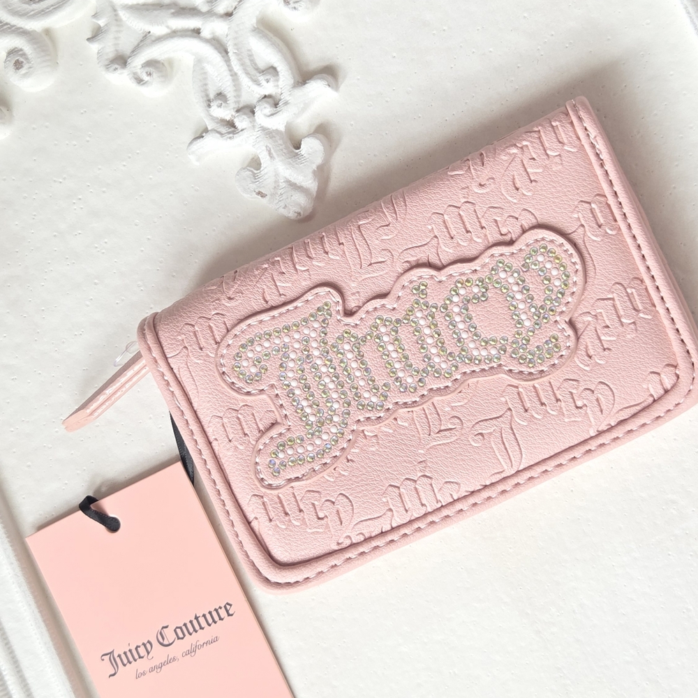 Juicy Couture Blush Pink Card Holder